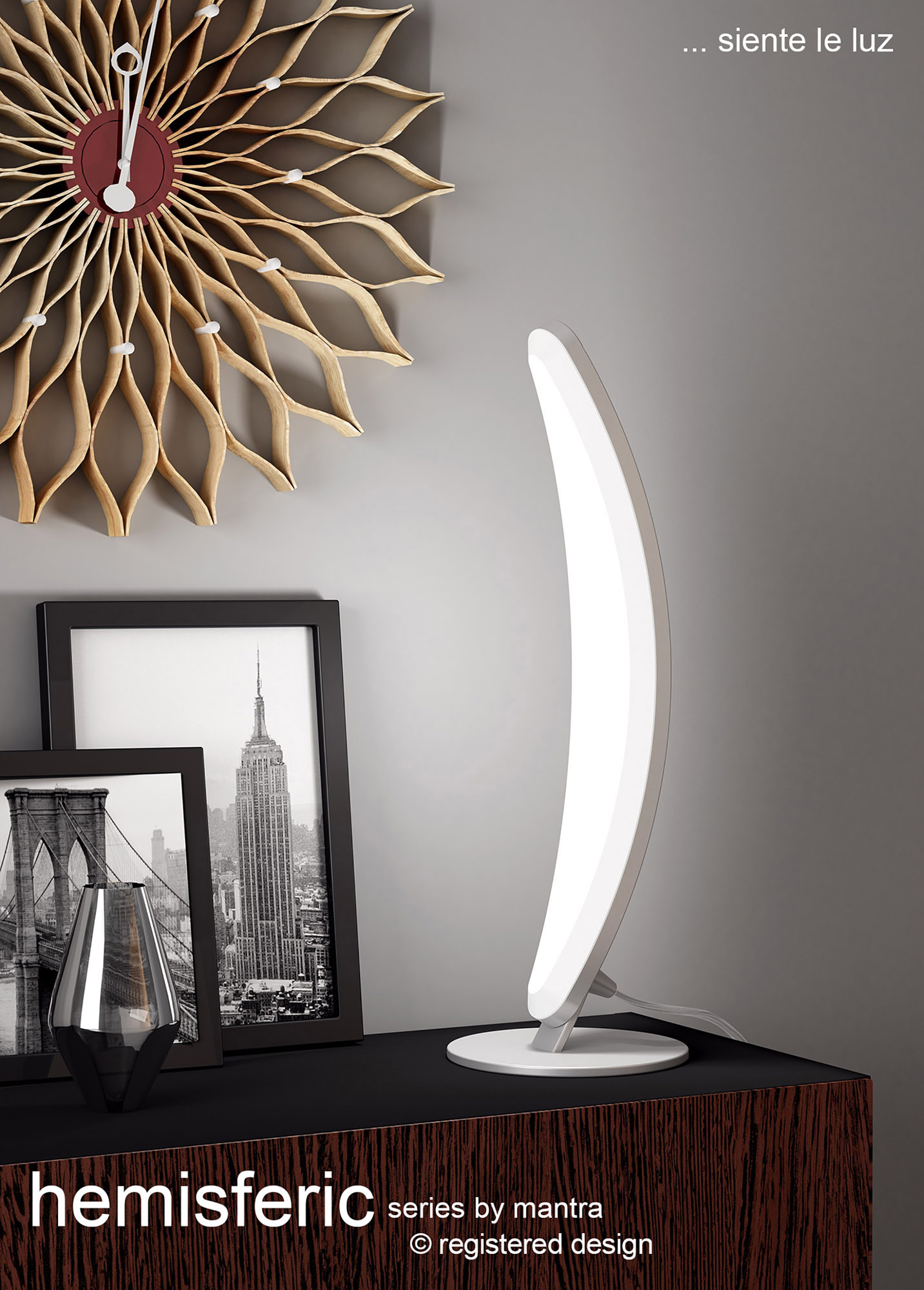 Hemisferic Wall Lights Mantra Flush Wall Lights